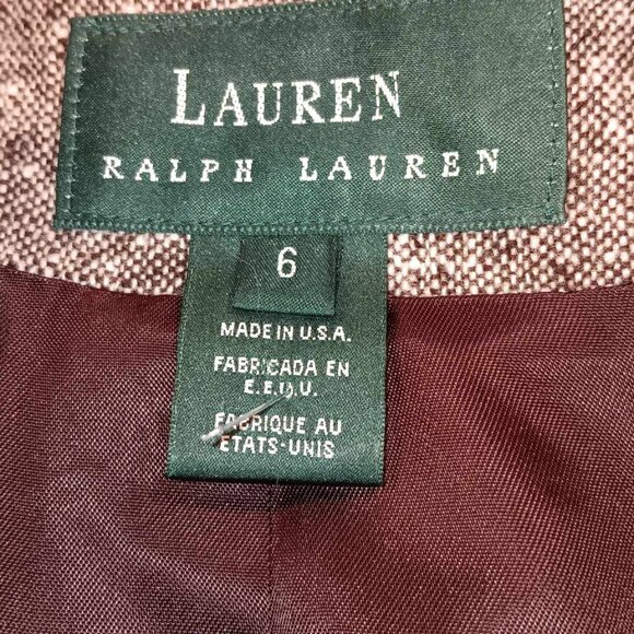 Ralph Lauren Worsted Tweed Wool Blazer - Picture 8 of 9